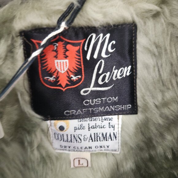 McLaren Custom Craftsmanship Vintage Parka Womens Large NWT Green - Picture 10 of 12